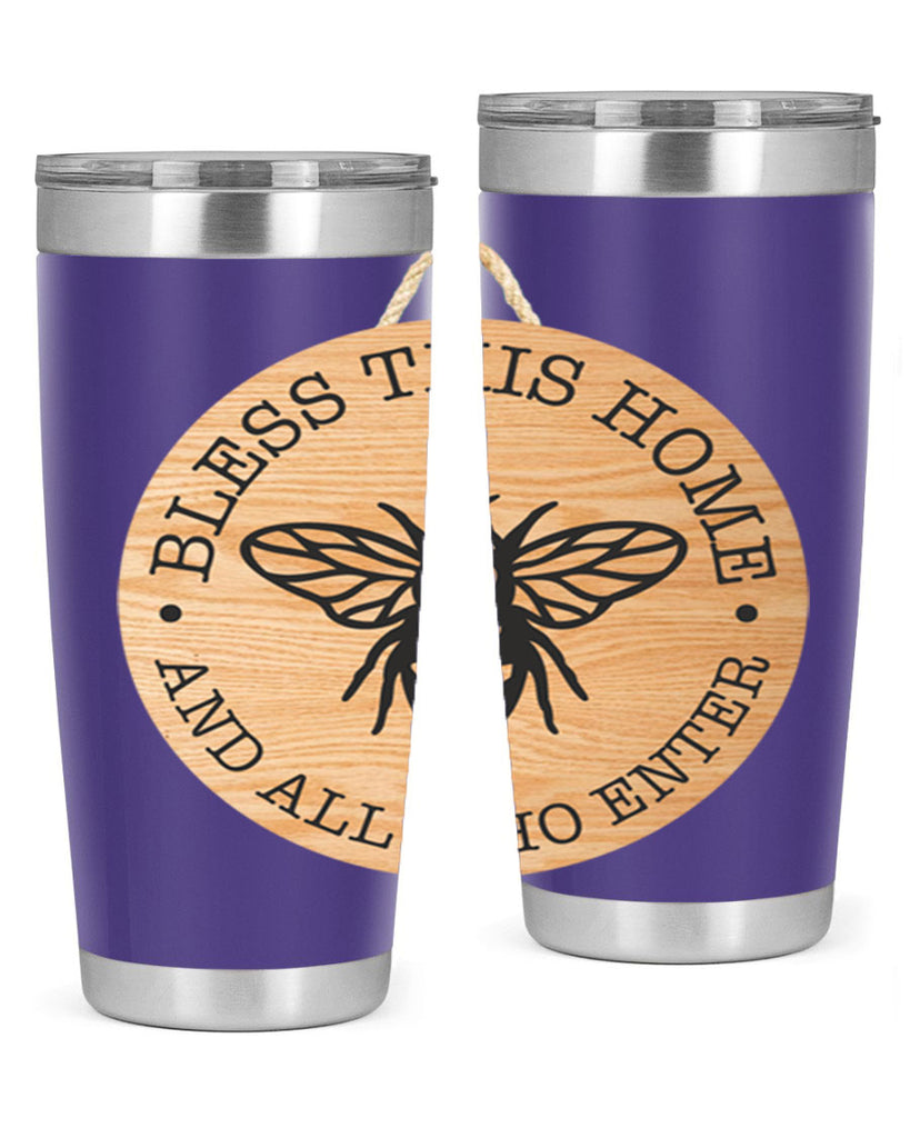 Bless this Home Bee Mockup58#- spring- Tumbler