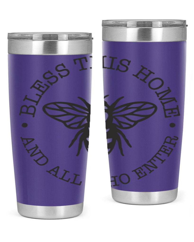 Bless this Home Bee59#- spring- Tumbler
