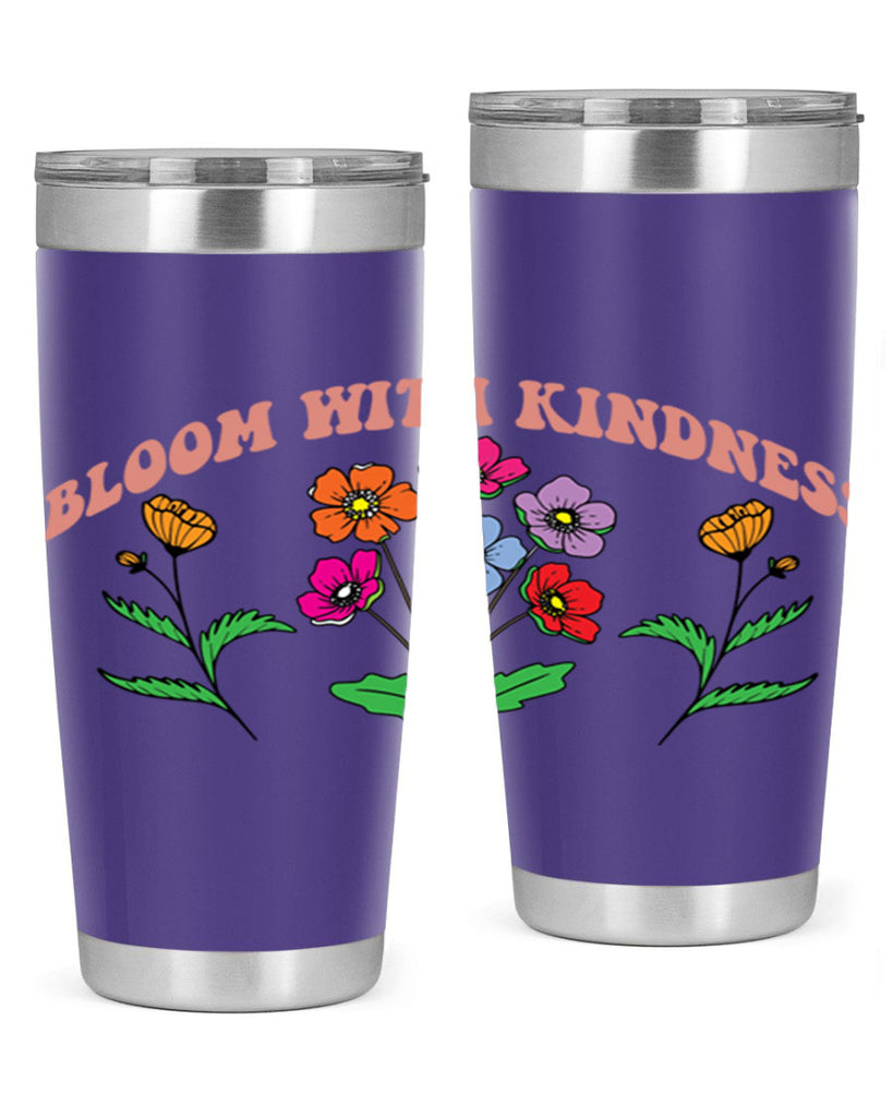 Bloom with Kindness  92#- spring- Tumbler