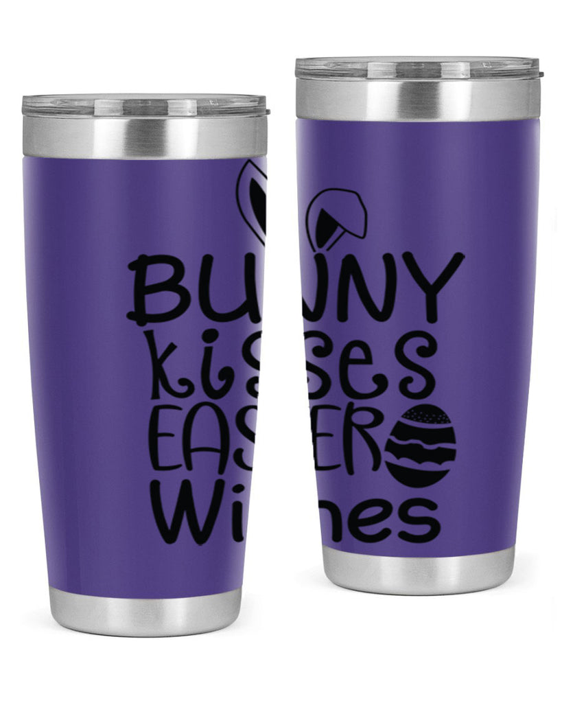 Bunny kisses easter wishes  94#- spring- Tumbler