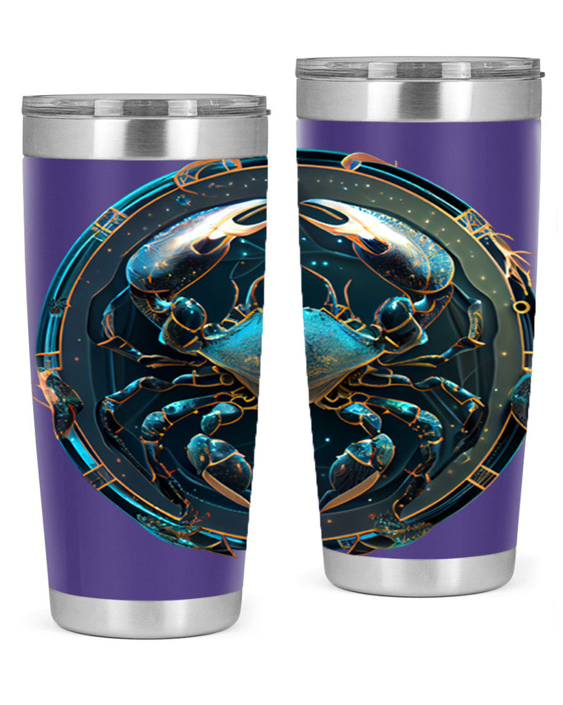 Cancer 147#- zodiac- Tumbler