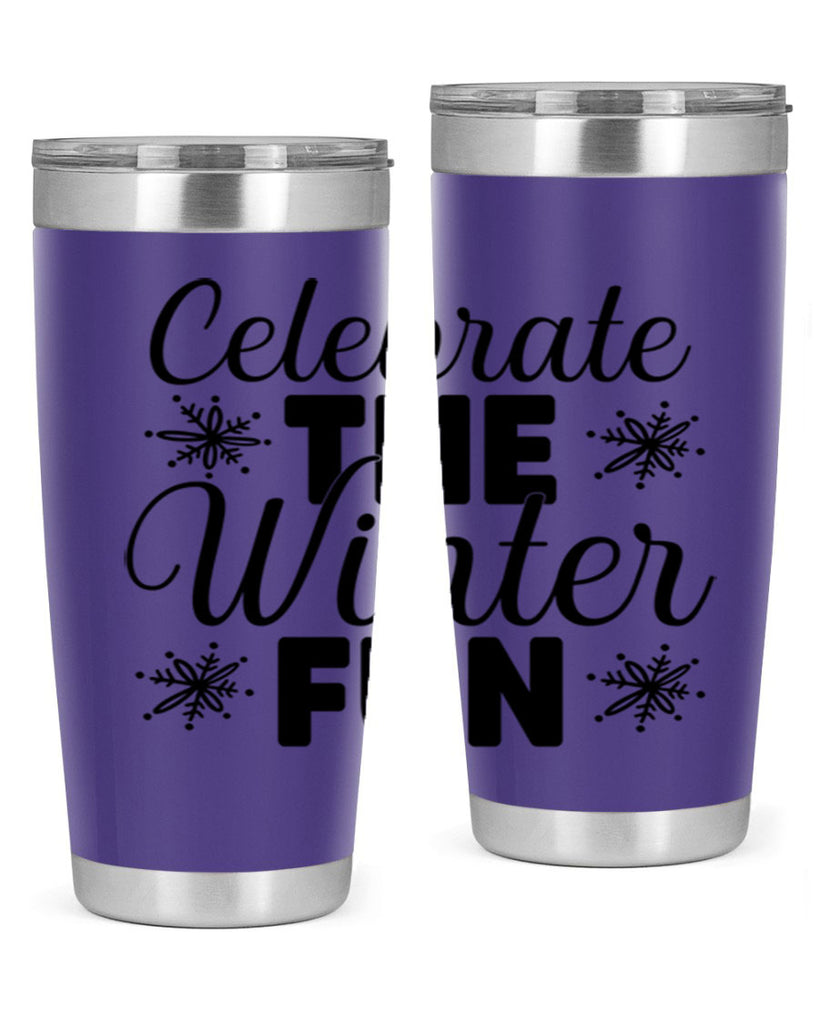 Celebrate the Winter Fun41#- winter- Tumbler