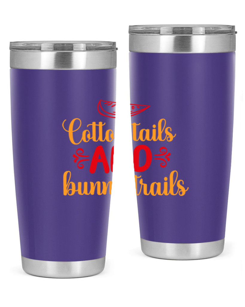 Cotton tails and bunny trails 111#- spring- Tumbler