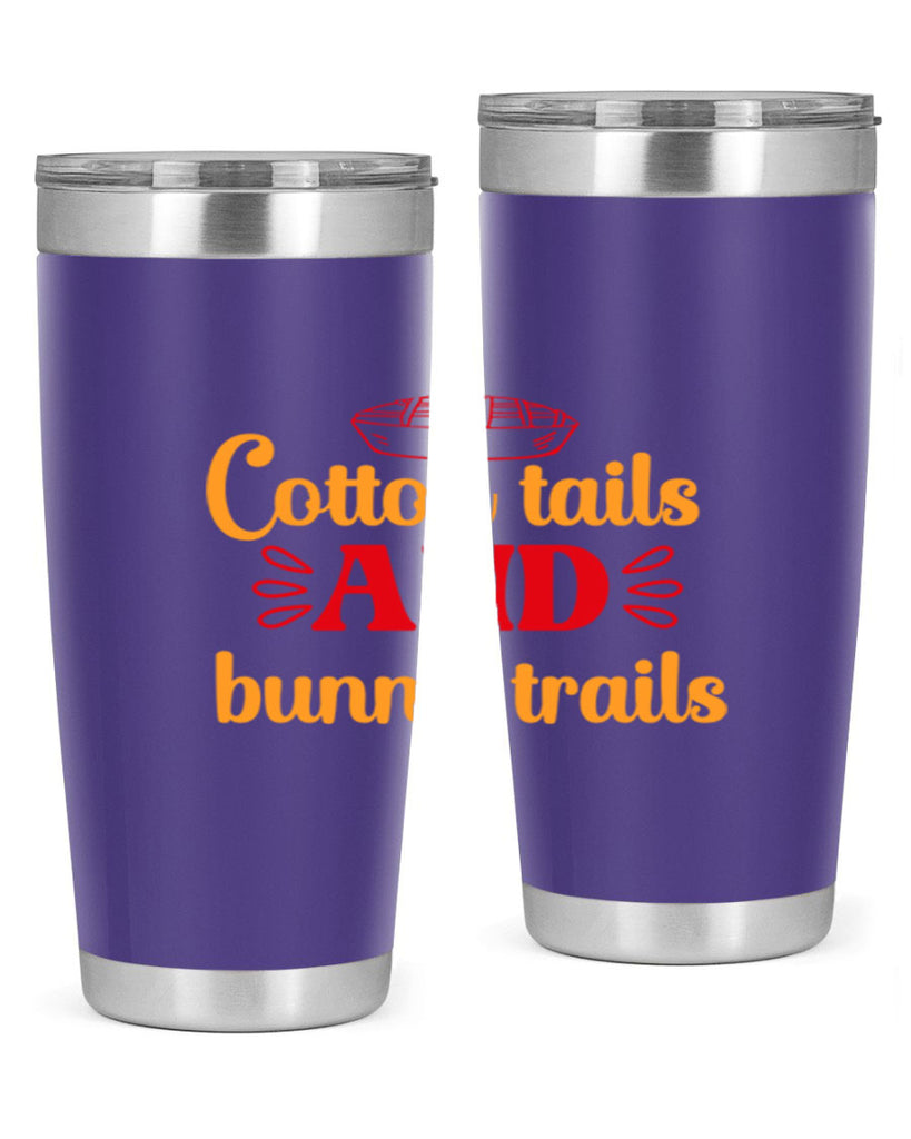 Cotton tails and bunny trails 112#- spring- Tumbler