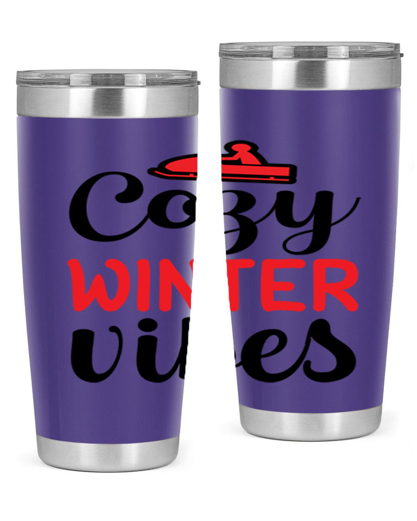 Cozy winter vibes 68#- winter- Tumbler
