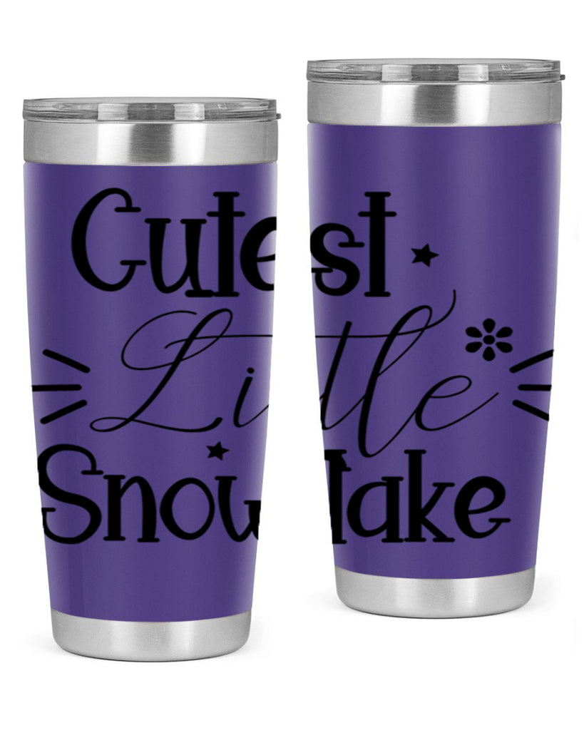 Cutest Little Snowflake90#- winter- Tumbler