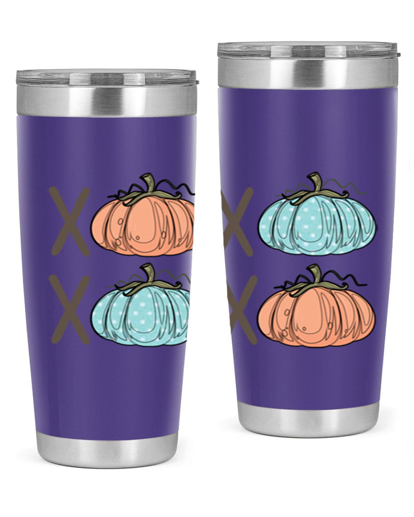 Fall Pumpkin XOXO 129#- fall- Tumbler