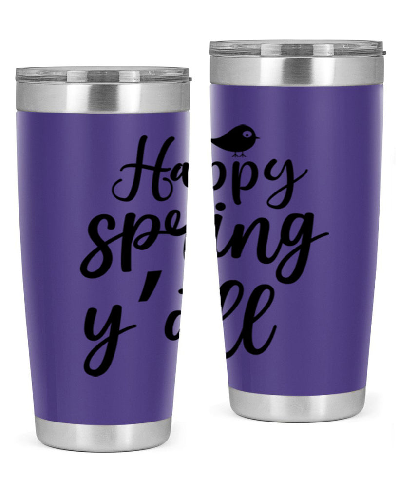 Happy Spring Y'all 167#- spring- Tumbler