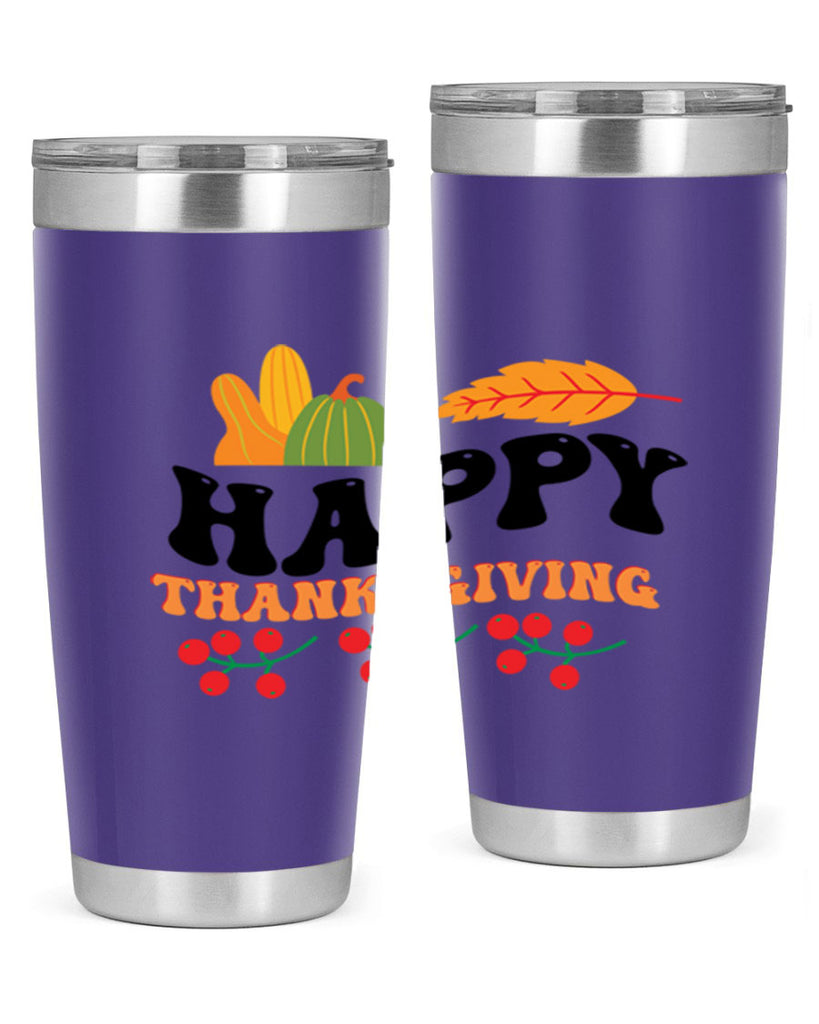 Happy Thanksgiving 251#- fall- Tumbler