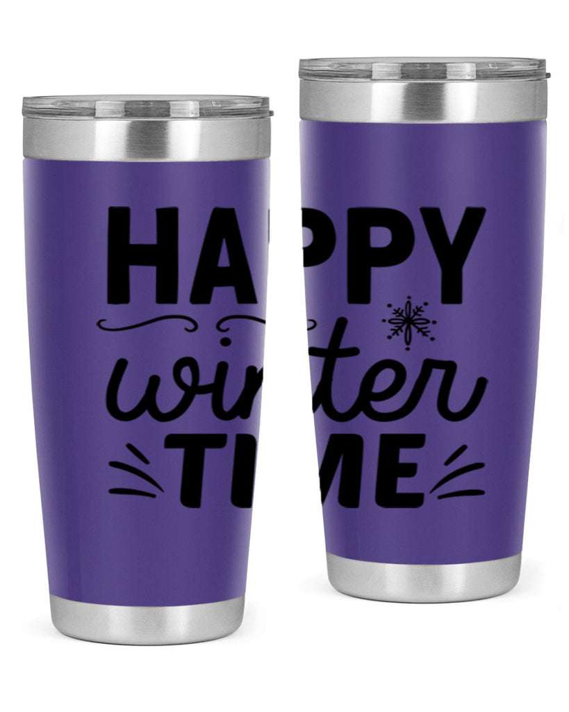 Happy Winter Time134#- winter- Tumbler