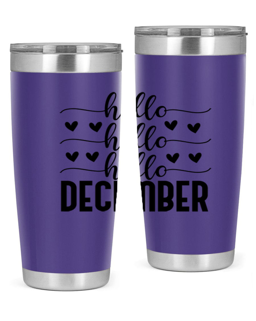 Hello December 157#- winter- Tumbler