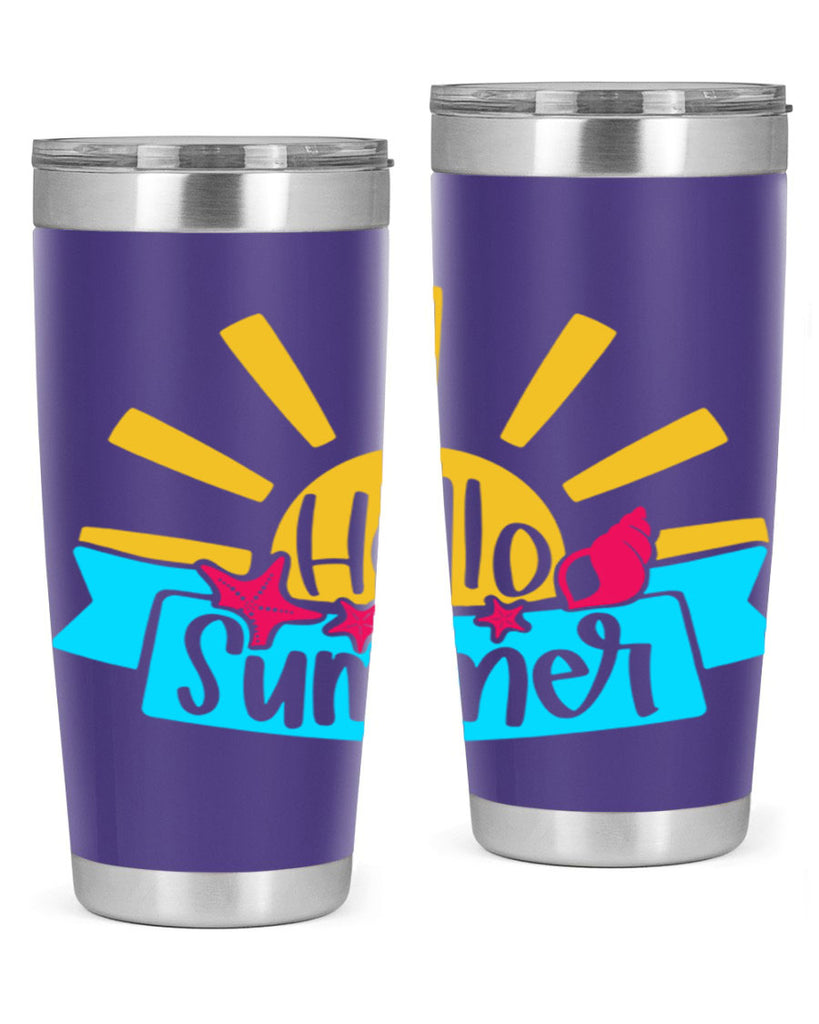 Hello Summer Style 38#- summer- Tumbler