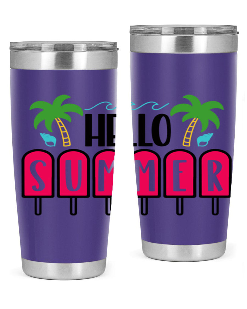 Hello Summer Style 39#- summer- Tumbler