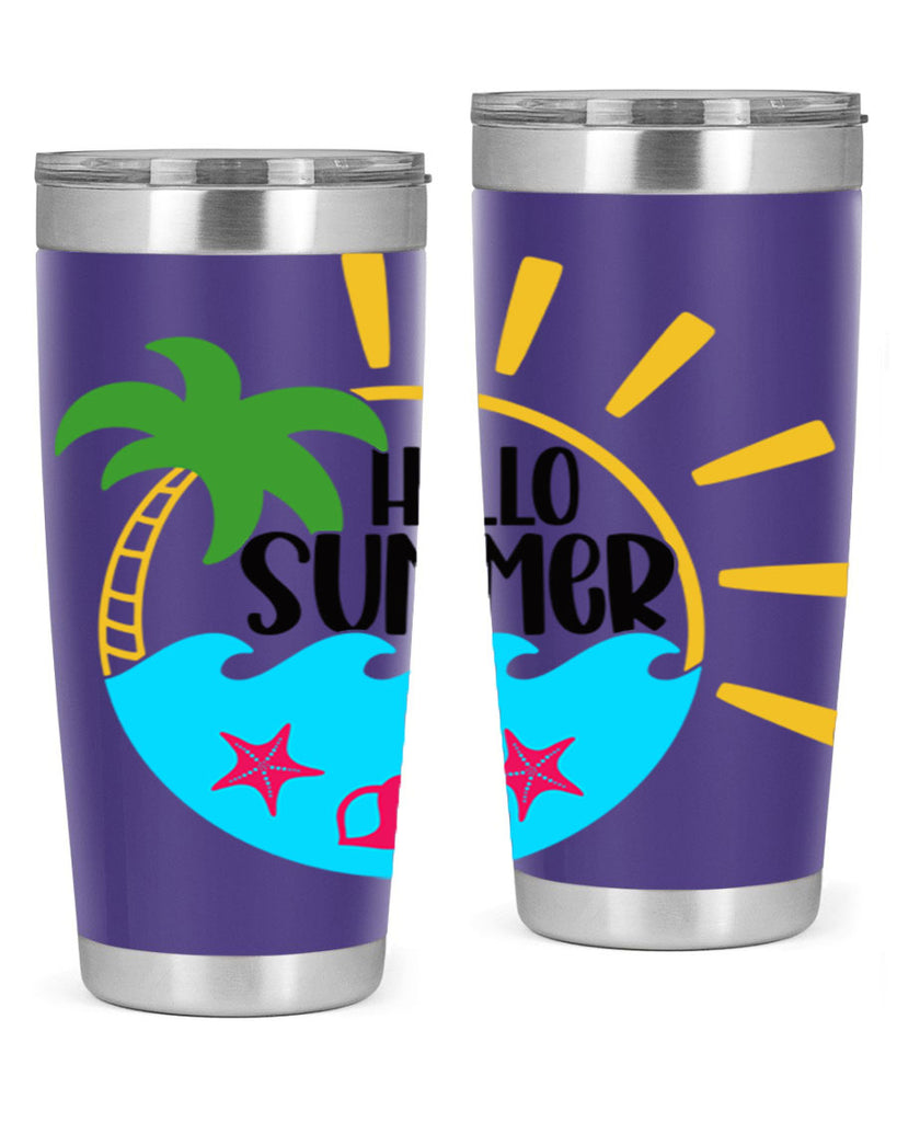 Hello Summer Style 40#- summer- Tumbler