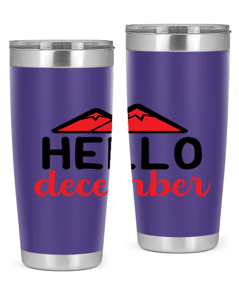 Hello december 160#- winter- Tumbler
