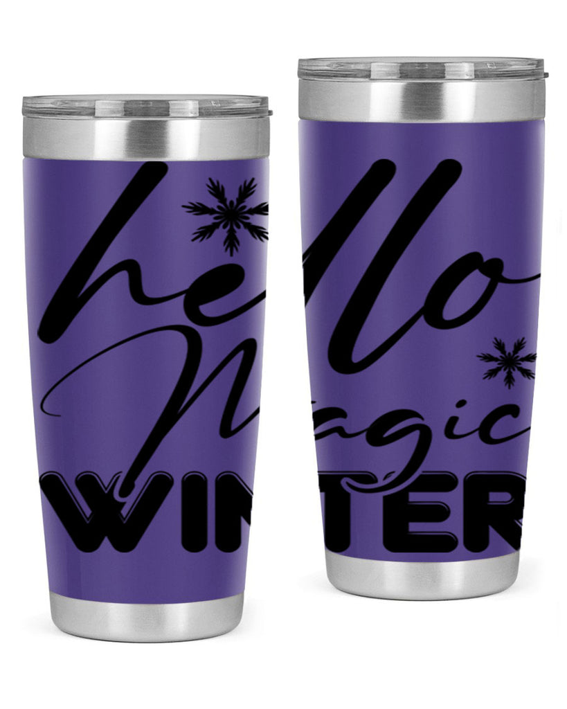 Hello magic winter 178#- winter- Tumbler