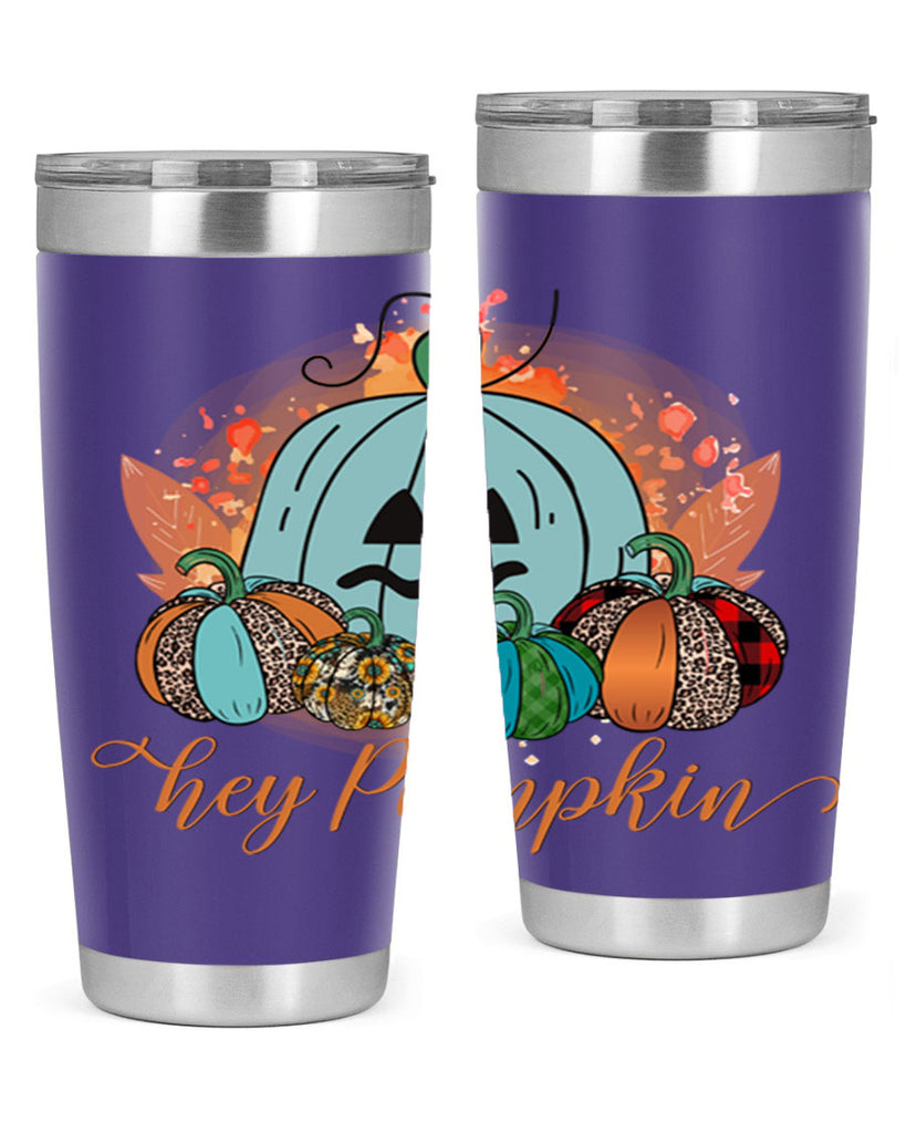 Hey Pumpkin 302#- fall- Tumbler