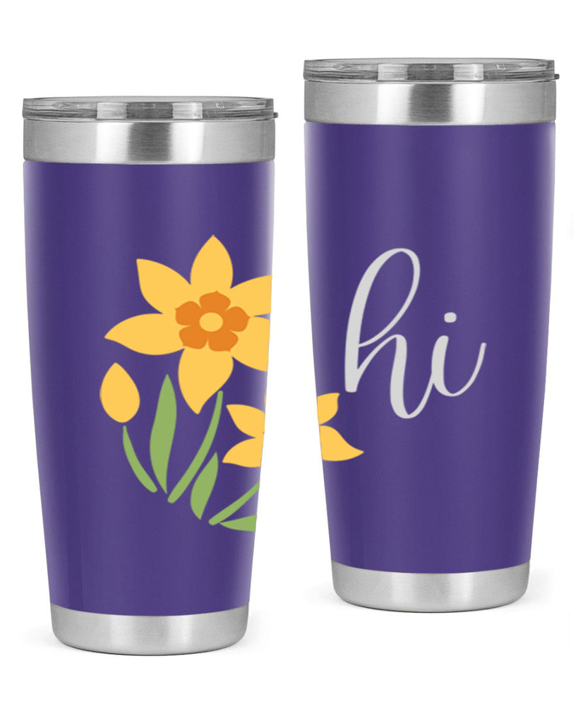 Hi daffodil flower236#- spring- Tumbler