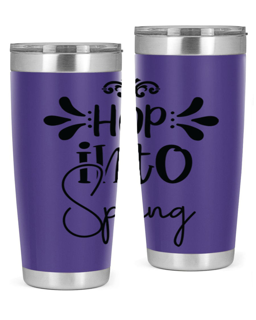 Hop into Spring 247#- spring- Tumbler