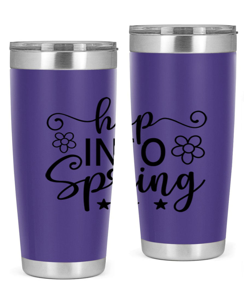 Hop into spring  252#- spring- Tumbler