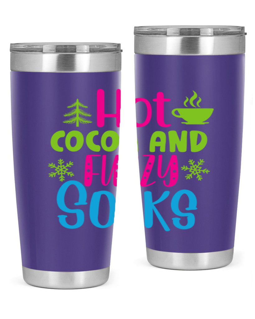 Hot Cocoa And Fuzzy Socks209#- winter- Tumbler