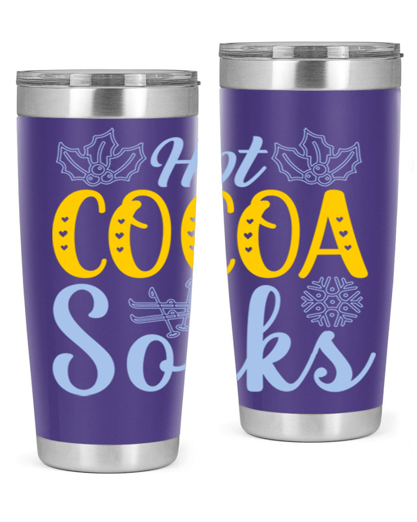 Hot cocoa socks211#- winter- Tumbler