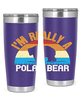 I'm Really A Polar Bear 38#- Bears- Tumbler