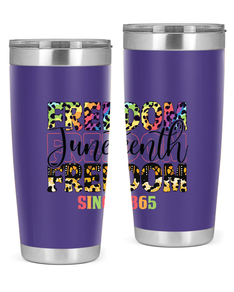 Juneteenth Freedom Since 1865 Png 36#- Juneteenth- tumbler