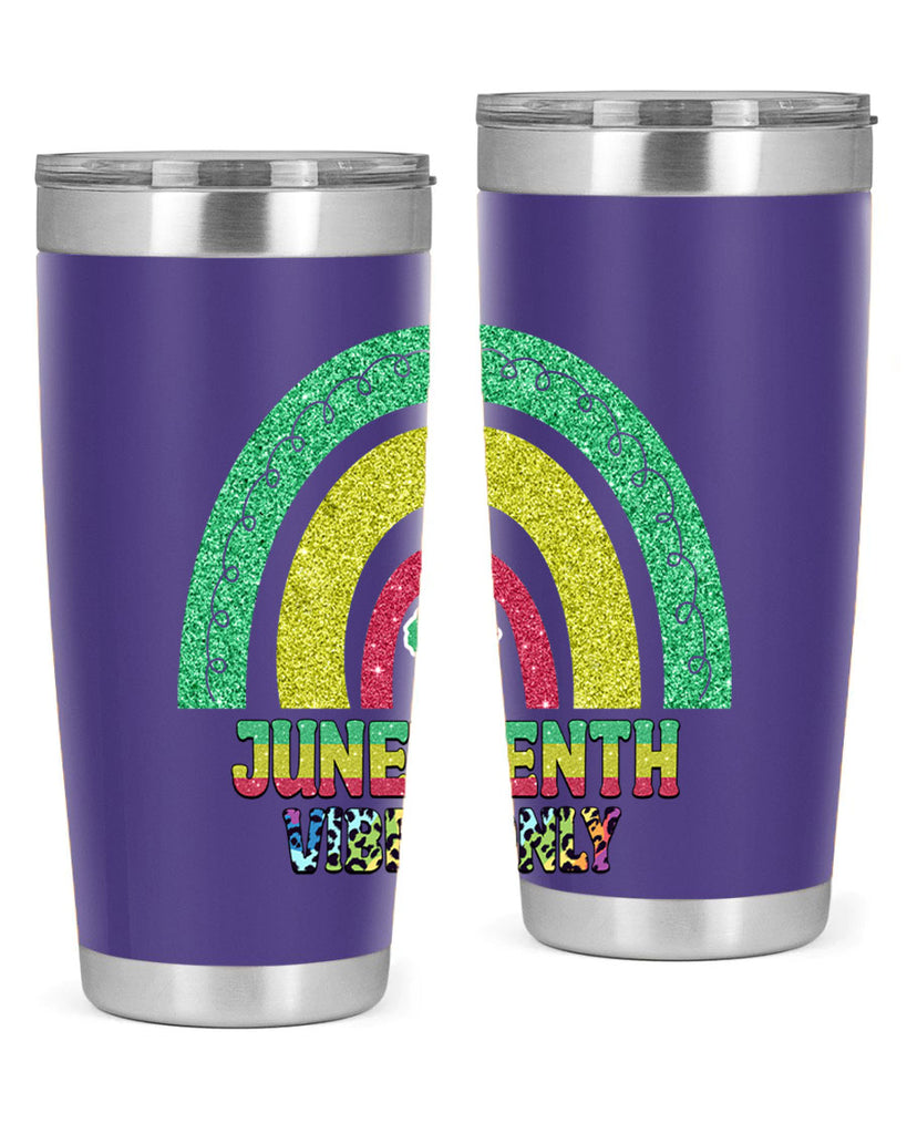 Juneteenth Vibes Only 5#- Juneteenth- tumbler