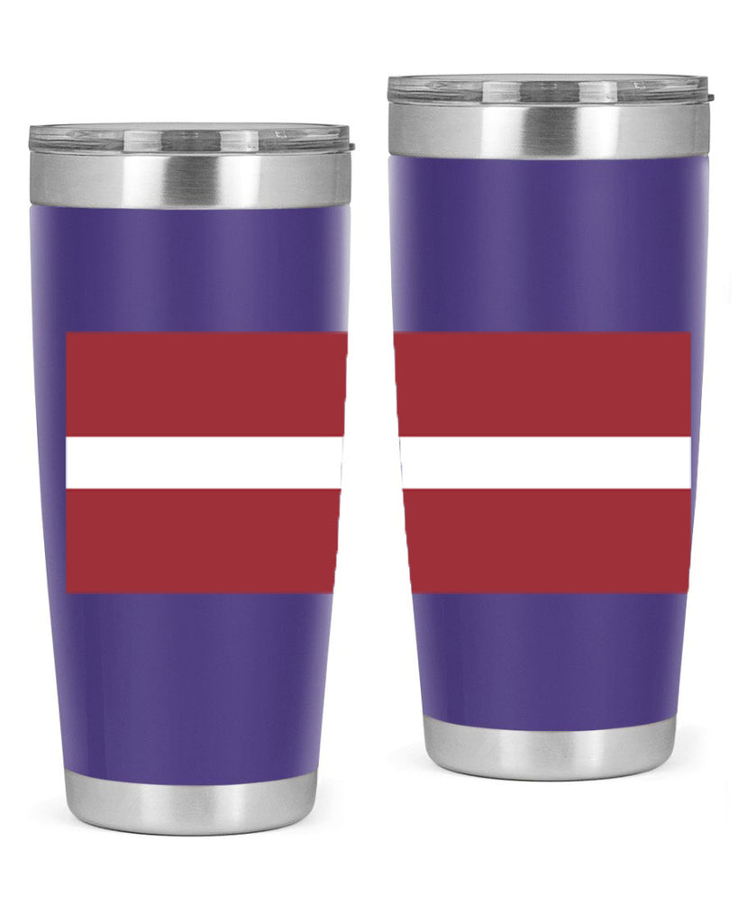 Latvia 104#- world flags- Tumbler