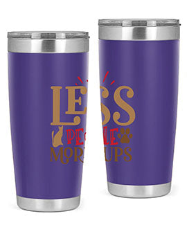 Less People More Pups Style 18#- cat- Tumbler
