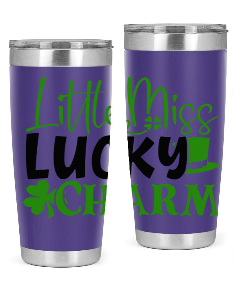 Little Miss Lucky Charm Style 154#- St Patricks Day- Tumbler