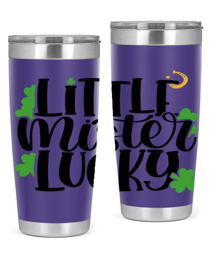 Little Mister Lucky Style 67#- St Patricks Day- Tumbler