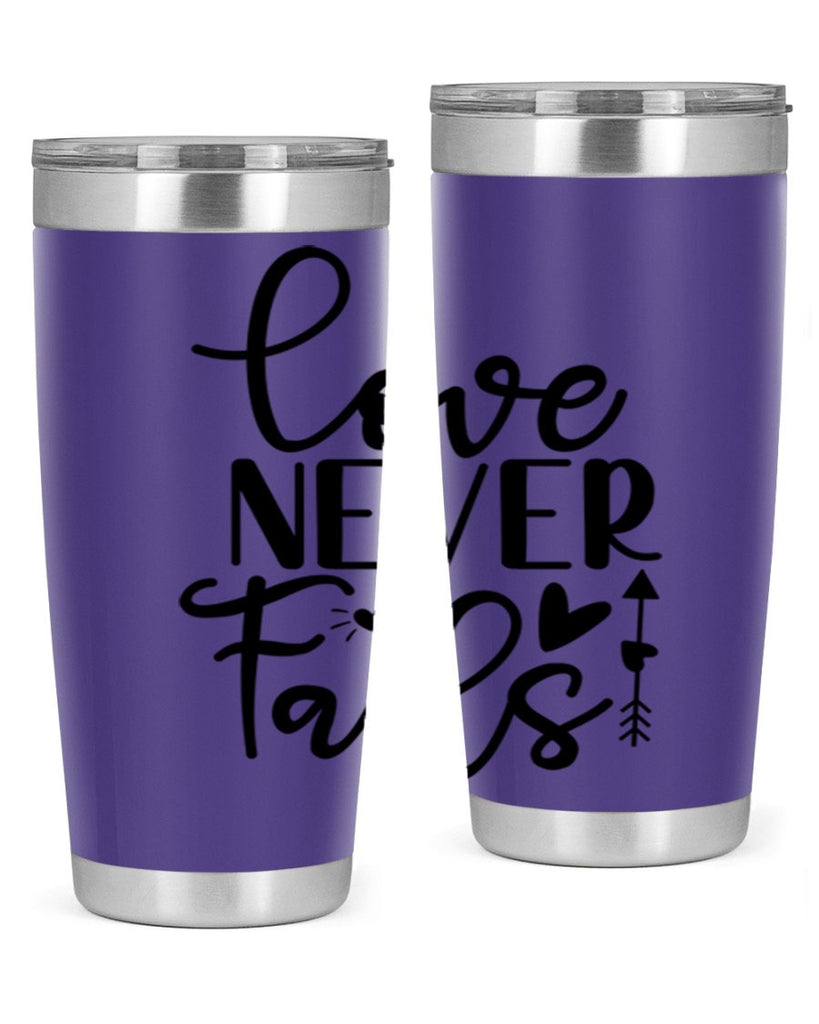 Love Never Fails 309#- winter- Tumbler