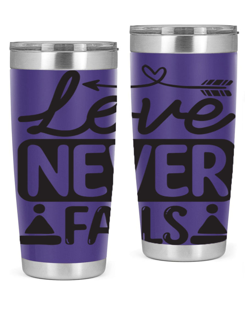 Love never fails 317#- winter- Tumbler