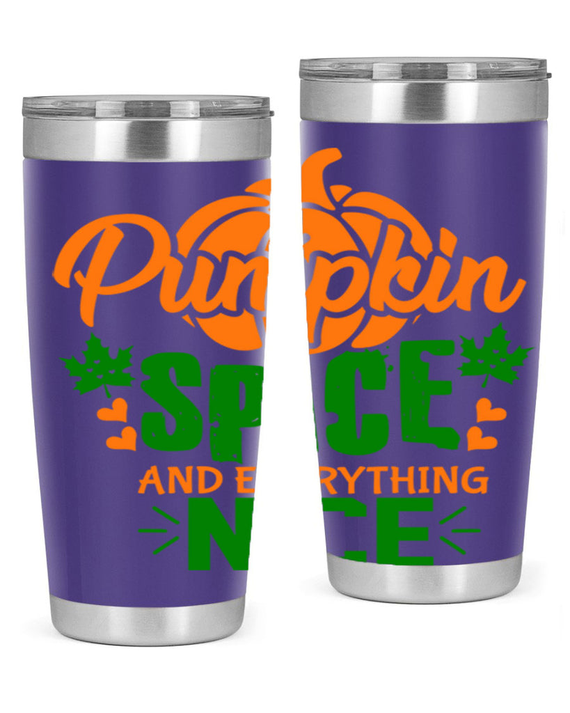 Pumpkin Spice and Everything Nice 538#- fall- Tumbler