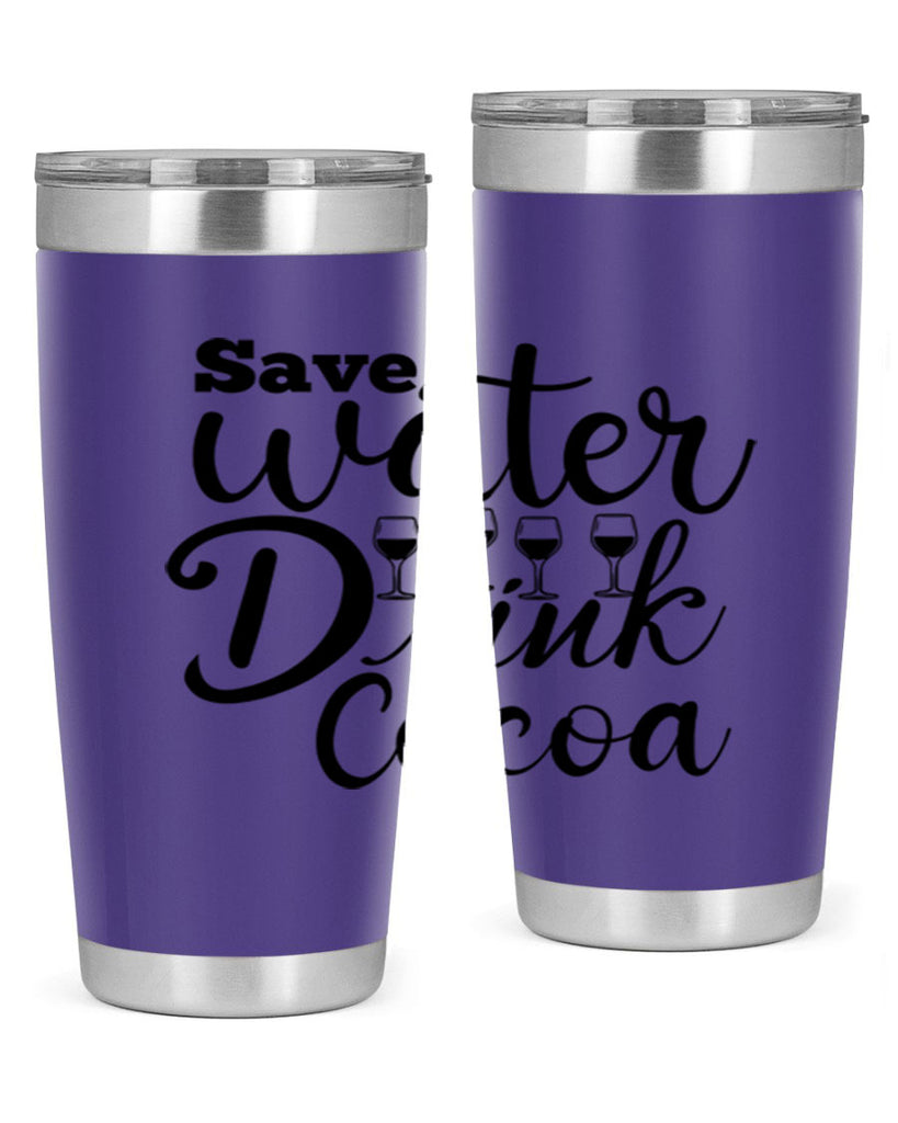 Save Water Drink Cocoa 353#- winter- Tumbler