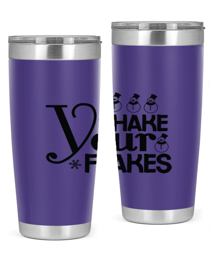 Shake Your Flakes 357#- winter- Tumbler