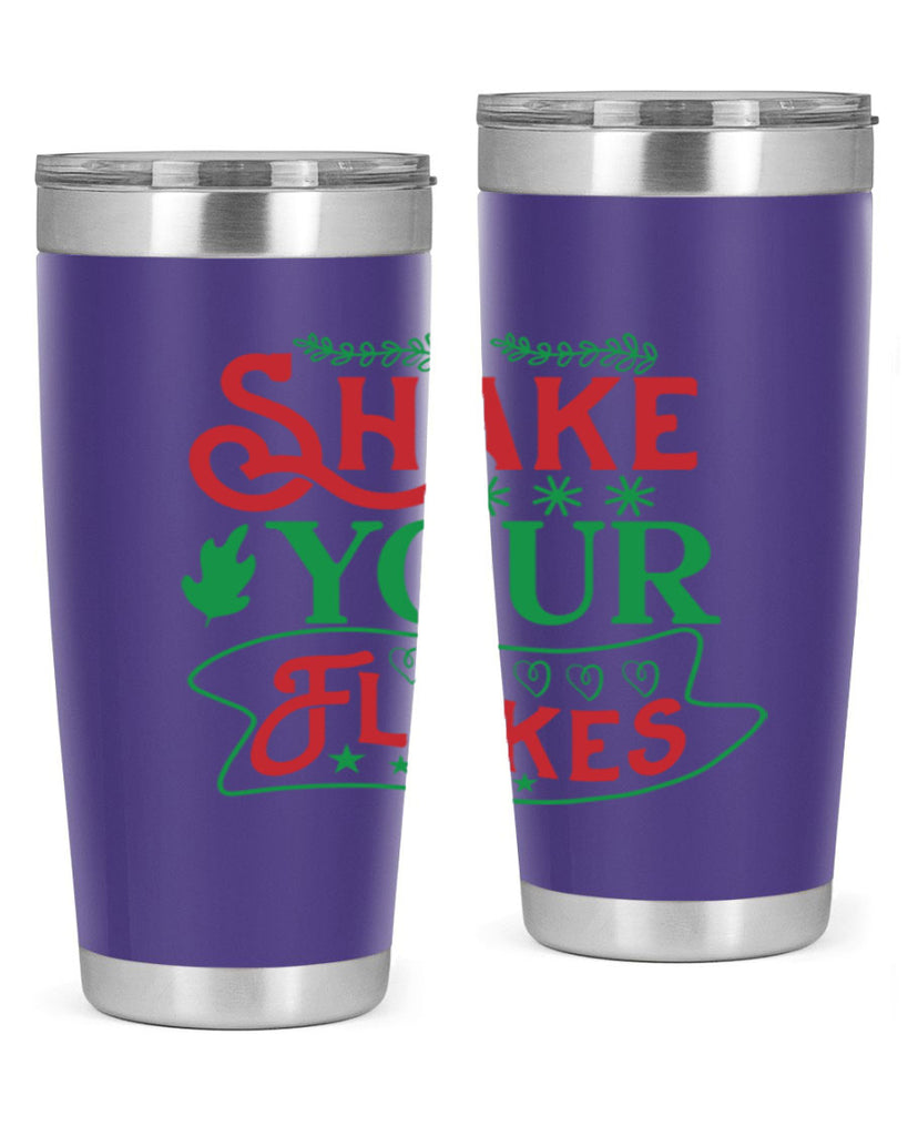 Shake Your Flakes 358#- winter- Tumbler