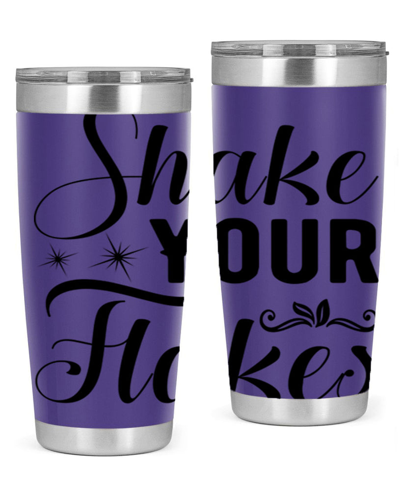 Shake Your Flakes 362#- winter- Tumbler