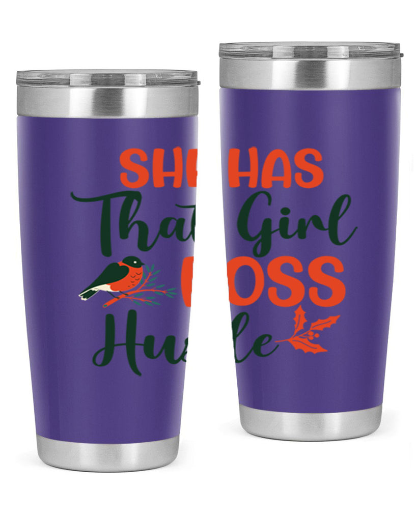 She Has That Girl Boss Hustle 363#- winter- Tumbler