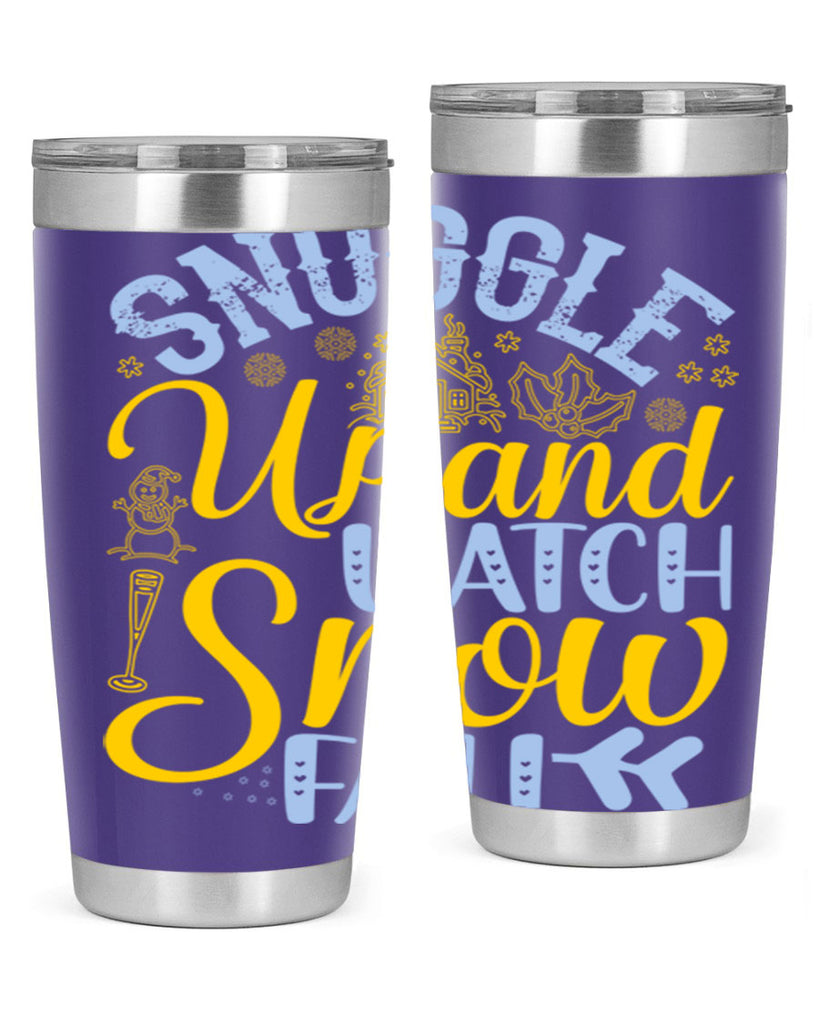 Snuggle up and watch snow fall385#- winter- Tumbler