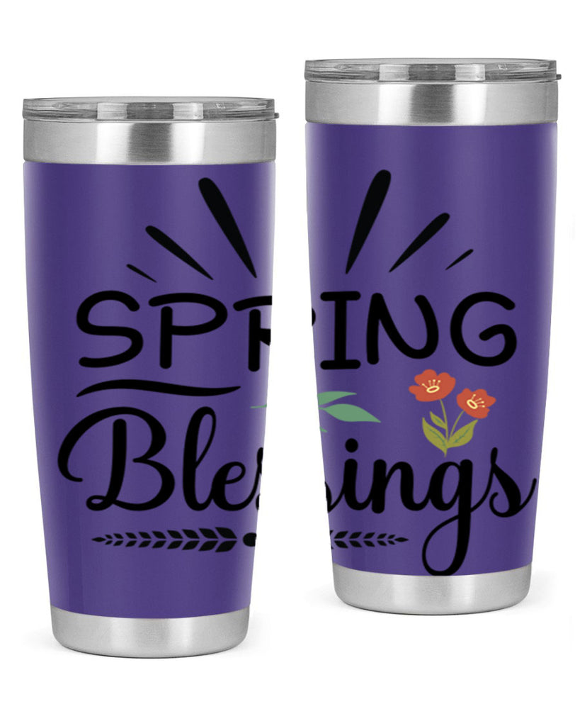 Spring Blessings  482#- spring- Tumbler
