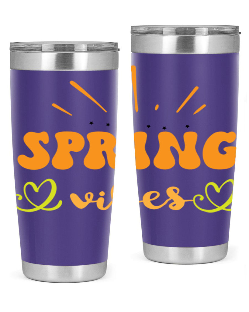 Spring vibes  519#- spring- Tumbler