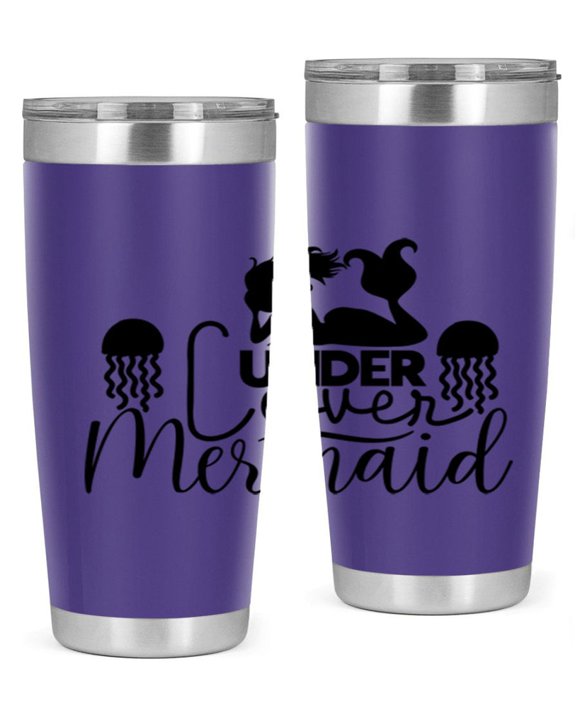 Under Cover Mermaid 642#- mermaid- Tumbler