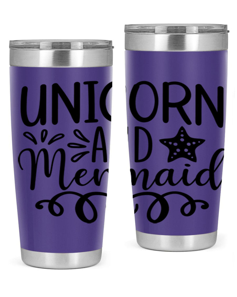 Unicorn And Mermaid 658#- mermaid- Tumbler