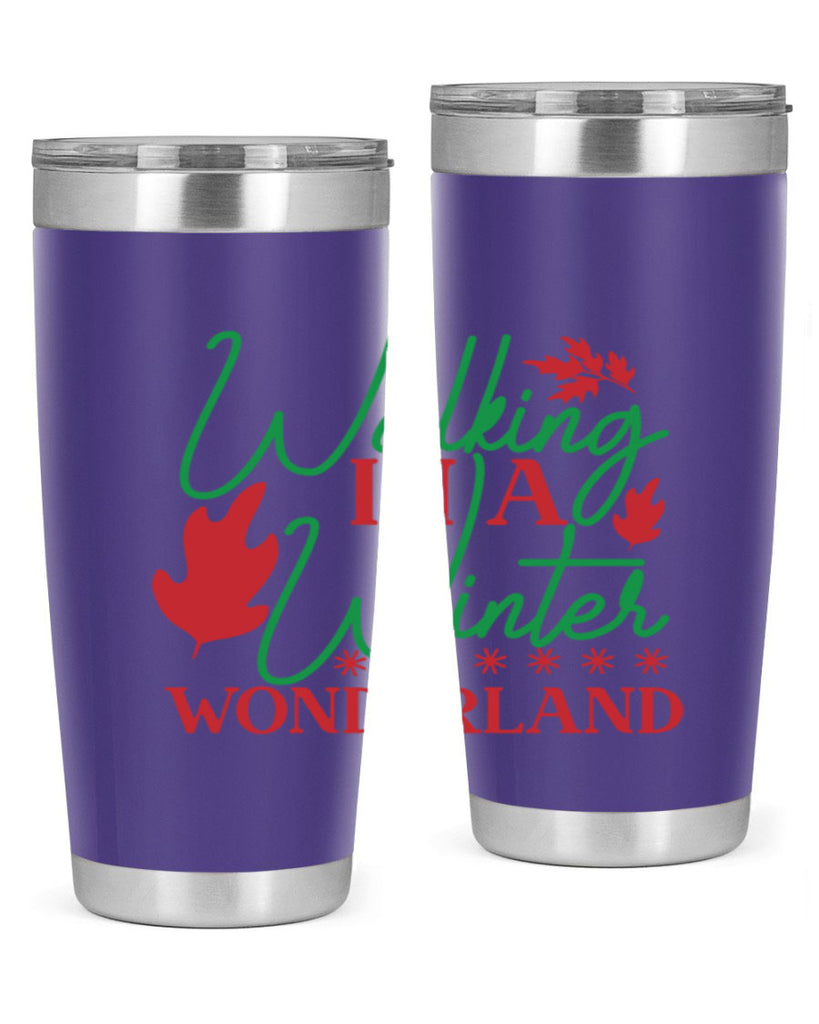 Walking In A Winter Wonderland 438#- winter- Tumbler