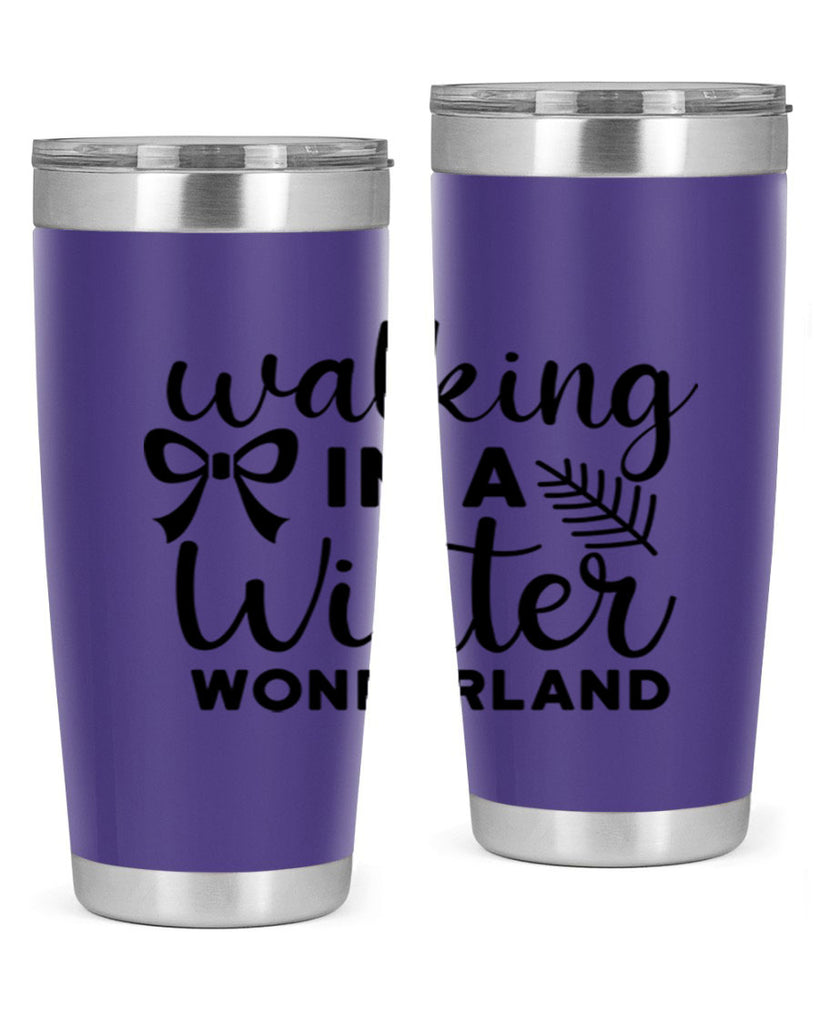 Walking In A Winter Wonderland 441#- winter- Tumbler