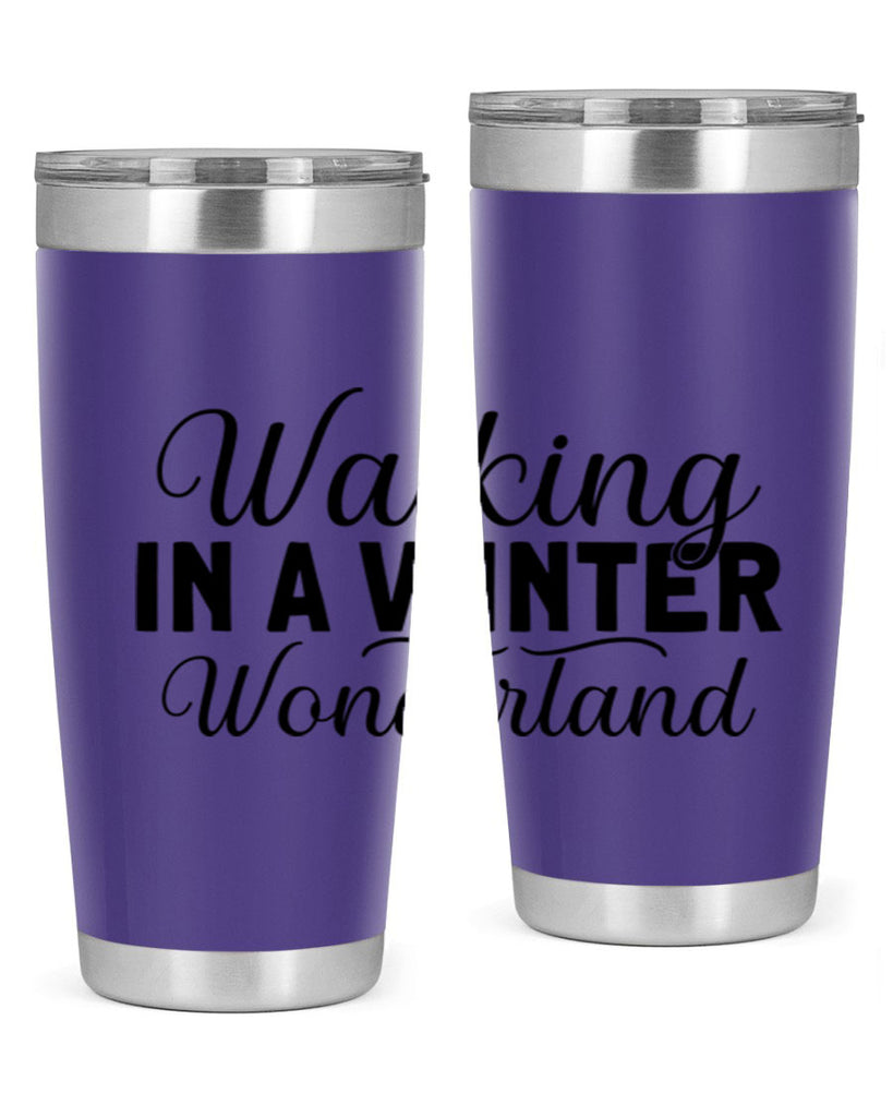 Walking in a Winter Wonderland 434#- winter- Tumbler