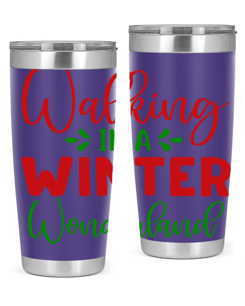 Walking in a Winter Wonderland 436#- winter- Tumbler
